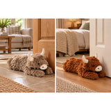 Highland Cow Door Stop | Soft, Durable, Non-Scratch Base