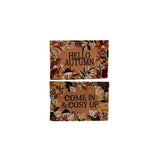 Autumn Slogan Doormat - 60 x 40cm, Assorted Woodland Designs