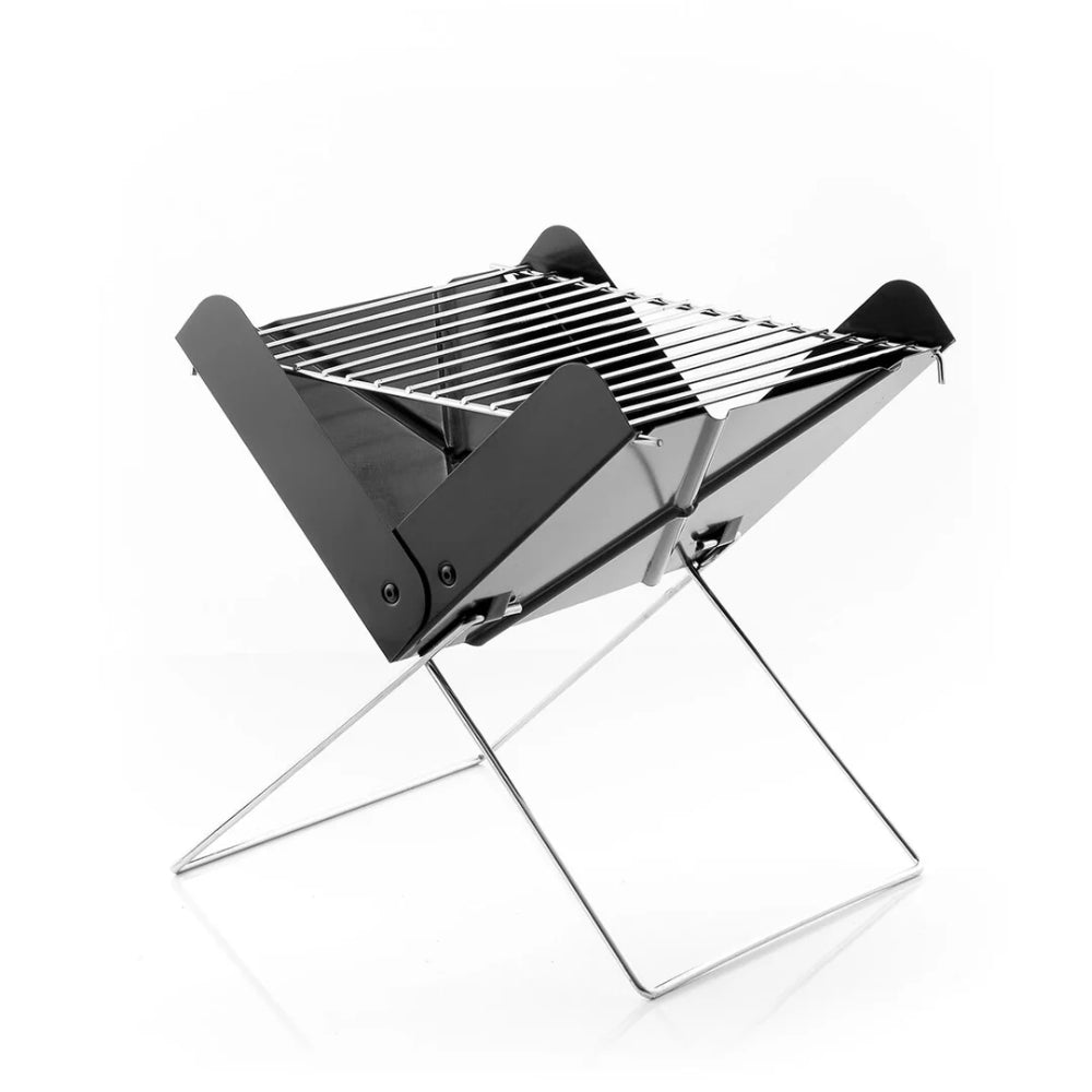 Portable Folding Charcoal BBQ Grill | Fold-Flat Outdoor Camping