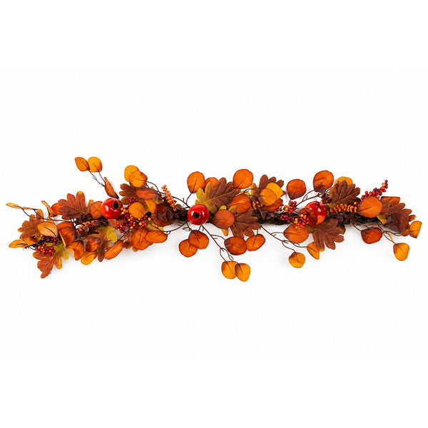 Autumn Fruit and Foliage Table Runner - Long, Flexible Garland Design