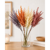 Artificial Eucalyptus Foliage Bush - 4 Assorted Autumn Colours