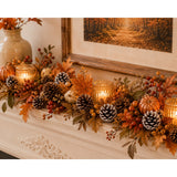 Natural Scented Pine Cone Decorations - Pack of 9, Assorted Designs