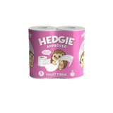 Hedgie Soft White Toilet Tissue - 4 Rolls, 3-Ply Bathroom Essential