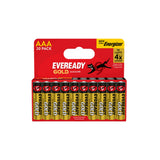Eveready Gold AAA Alkaline Batteries | Pack of 20, Long Lasting