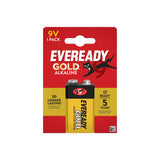 Eveready Gold Alkaline 9V Battery | Long-Lasting, 5 Year Shelf Life