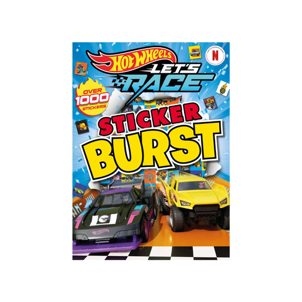  Hot Wheels Let's Race Sticker Book | 1000+ Assorted Stickers