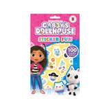  Gabby's Dollhouse Sticker Activity | 100+ Assorted Reusable Stickers