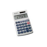 Sharp 8 Digit Twin Power Calculator | Large Angled LCD Display