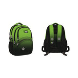 St. Right Green Gradient School Backpack | 17 Inch, Padded Straps