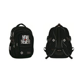 St. Right Now or Never Black Multi-Compartment Backpack | 17 Inch