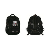 St. Right Now Or Never Black Multi Compartment Backpack | 17 Inch