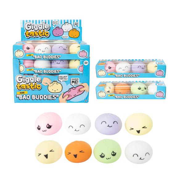 Mini Bao Buddies Squishy Fidget Toy | Assorted Designs, Ages 3+