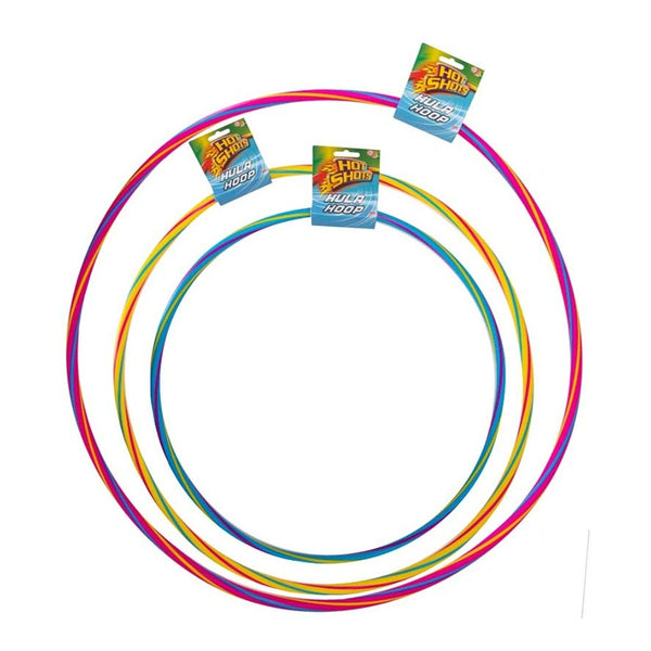 Hot Shots Striped Hula Hoop Active Play Toy | Assorted Colours, Age 3+