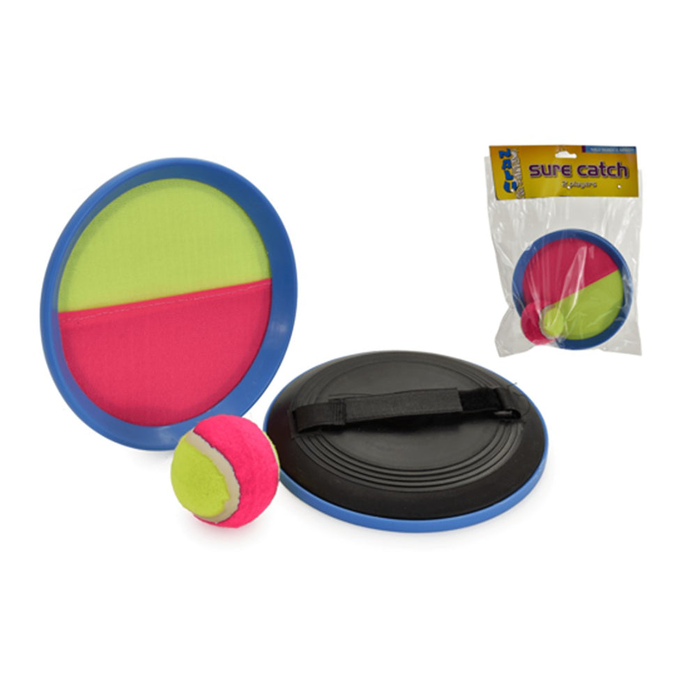 Deluxe Catch Ball Set Kids Outdoor Game | Red and Green, Age 3 Years+