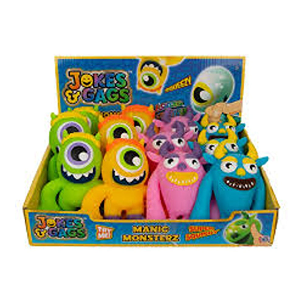 Manic Monsterz Light Up Squishy Monster Toy | Assorted Designs and Colours