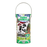 Farm Animals Carry Can Playset | 13 Pieces, Assorted Designs