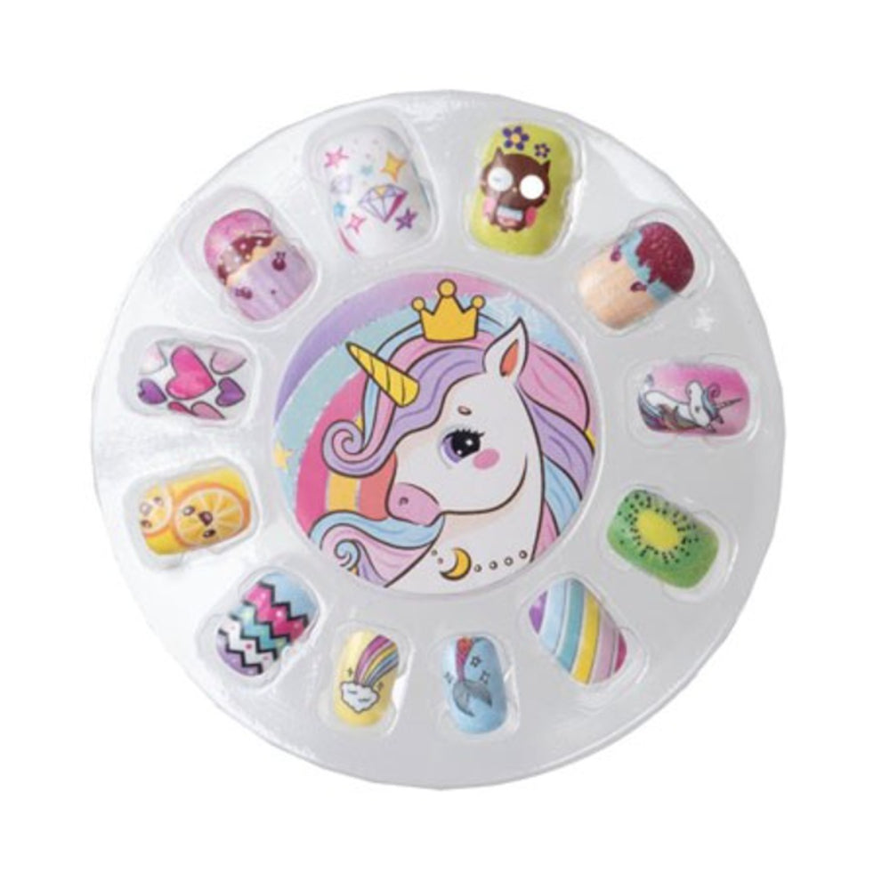 Kids Assorted Fashion False Nails Set | Unicorn Designs, Ages 3+