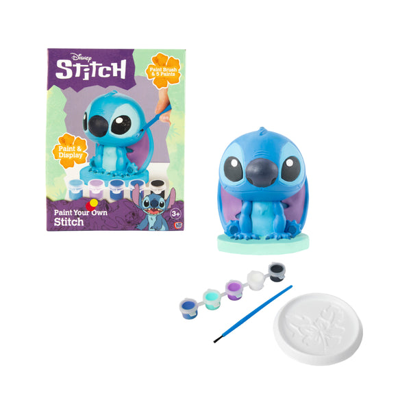 Disney Stitch Paint Your Own Character Craft Kit | 5 Paints, Ages 3+