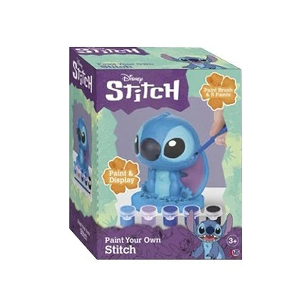 Disney Stitch Paint Your Own Character Craft Kit | 5 Paints, Ages 3+