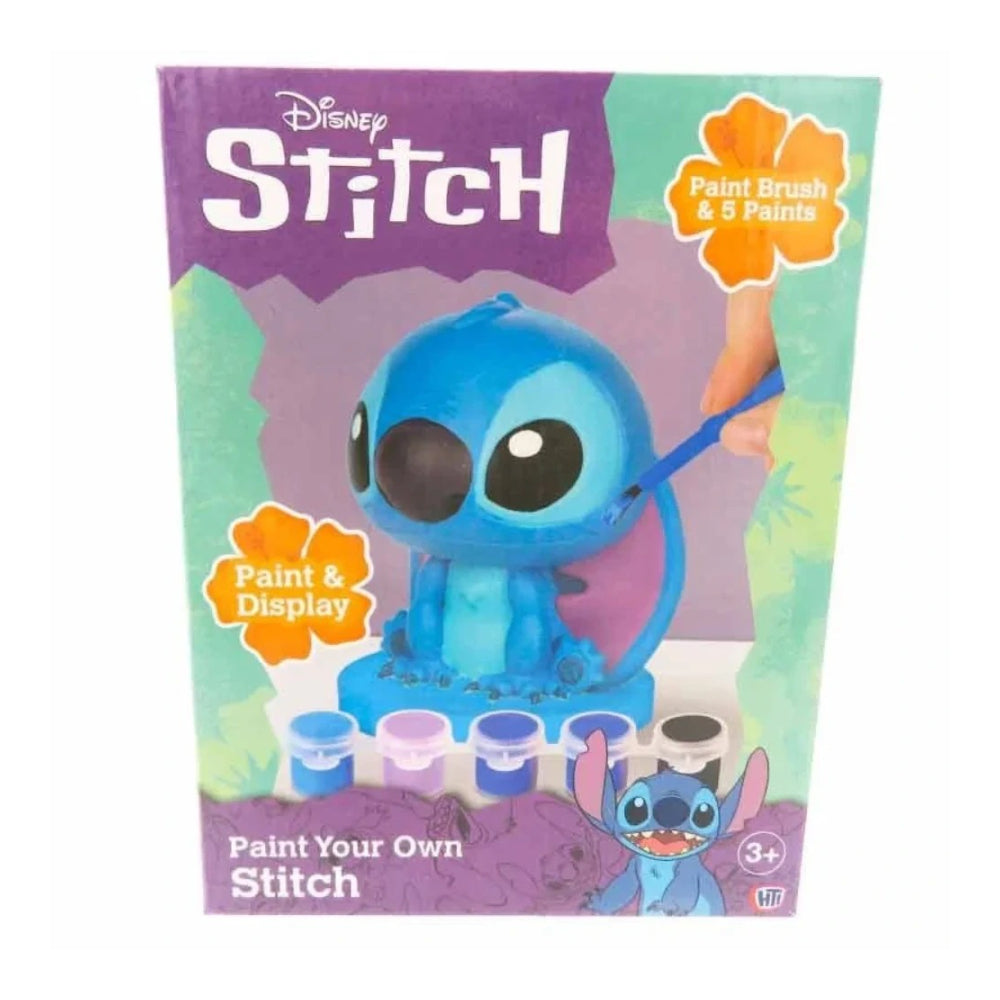 Disney Stitch Paint Your Own Character Craft Kit | 5 Paints, Ages 3+