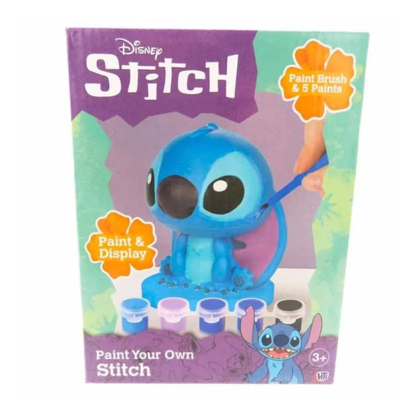 Disney Stitch Paint Your Own Character Craft Kit | 5 Paints, Ages 3+