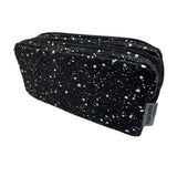Supreme Galaxy Double Zip Pencil Case | Black Multicolour Splatter