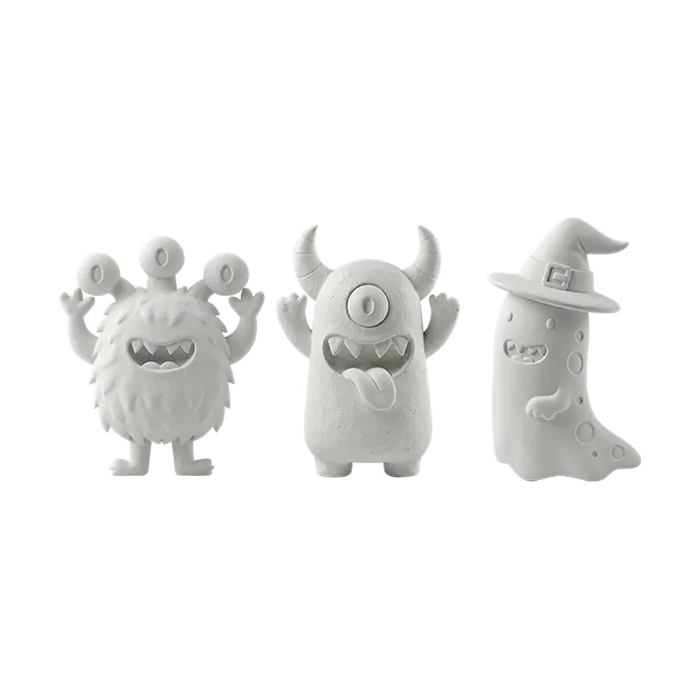 Halloween Paint Your Own Mini Monster Figurine - Assorted Designs