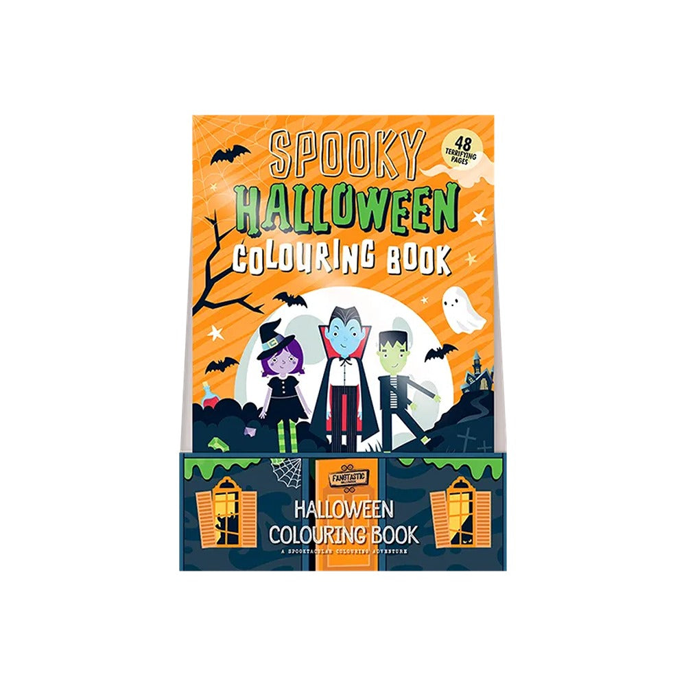 Halloween Colouring Activity Book - 48 Tear-Out Pages, Child-Friendly