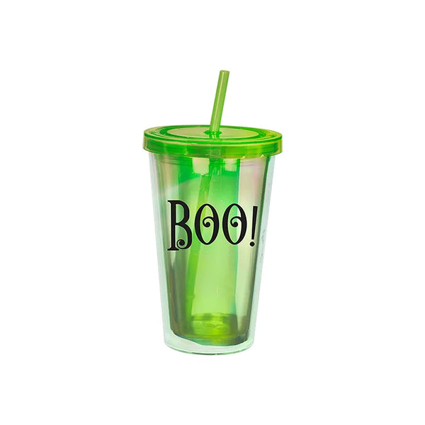 Halloween Holographic Reusable Tumbler - Assorted Colours and Designs