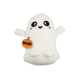Cute Halloween Ghost Plush Toy - White, Embroidered Face, 23cm