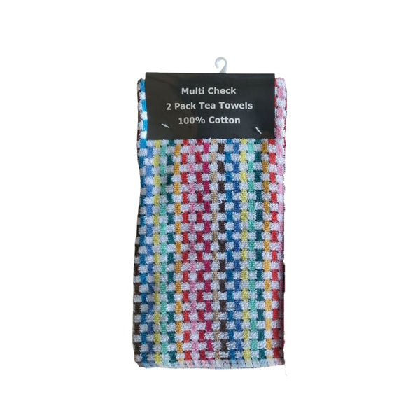 Rainbow Terry Tea Towels - 2 Pack