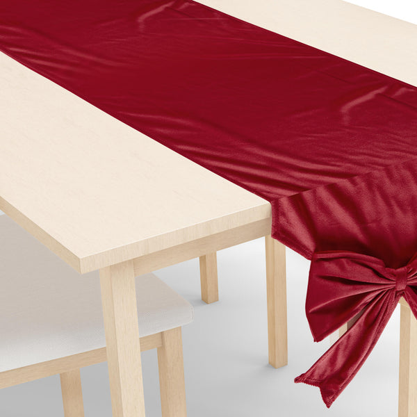 Table Runner - Burgundy - 33x240cm
