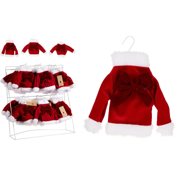 Christmas Sweater Tree Decoration Red | Hanging Bauble