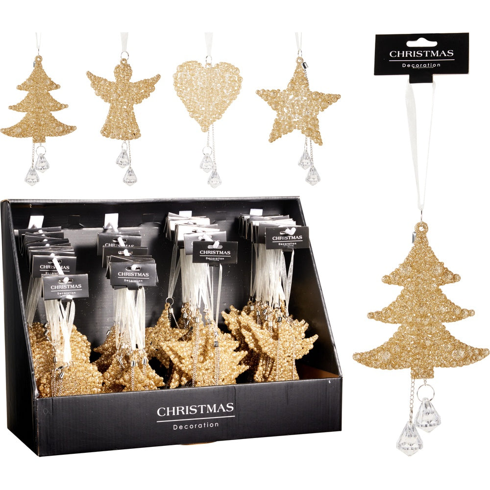 Christmas Decoration - Assorted Designs - 10cm