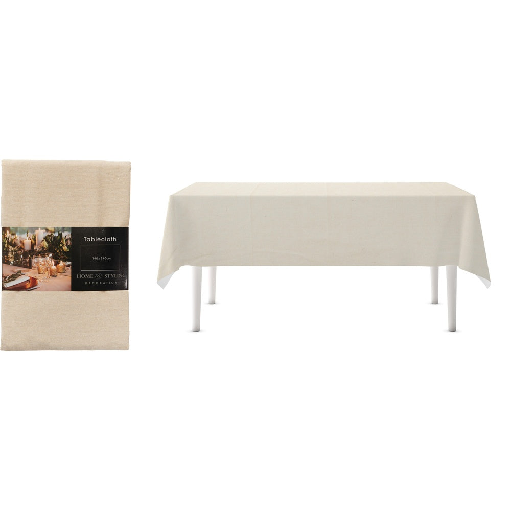 Tablecloth Cream/Gold - 140x240cm