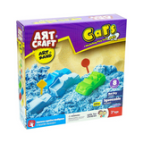 Vehicle Modelling Play Sand Set - 500g, 8 Pieces, Assorted Colours