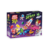 Artcraft Amazing Space Play Dough Activity Set - 6 x 54g, Assorted Colours