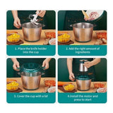 Latham & Hall Multi-Function Food Blender - 3L, Teal and Bronze