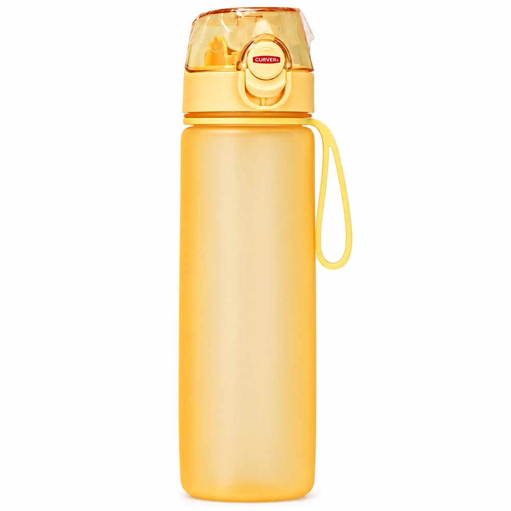 Curver Drinks Bottle 800ml | Pastel Yellow Plastic Bottle