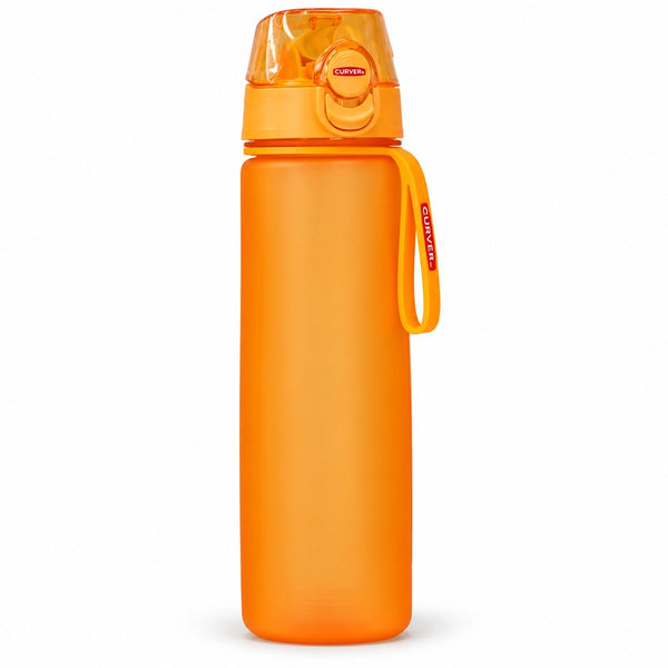 Curver Drinks Bottle 800ml | Bright Orange Plastic Bottle