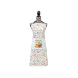 Pumpkin Spice Full-Length Bib Apron - Front Pocket, Autumn Print