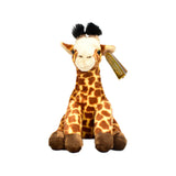 Destination Nation Giraffe Plush Toy - 12 Inch, Brown and Golden-Yellow