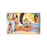 Disney Princess Moana Adventure Canoe Playset - Doll, Hei Hei, 40+ cm