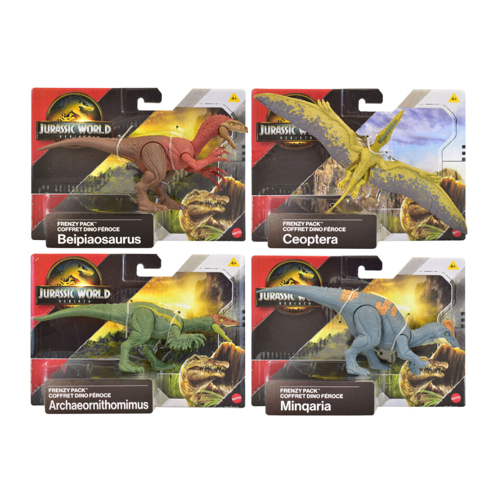 Jurassic World Danger Pack Dinosaur Figures - Assorted Designs and Colours