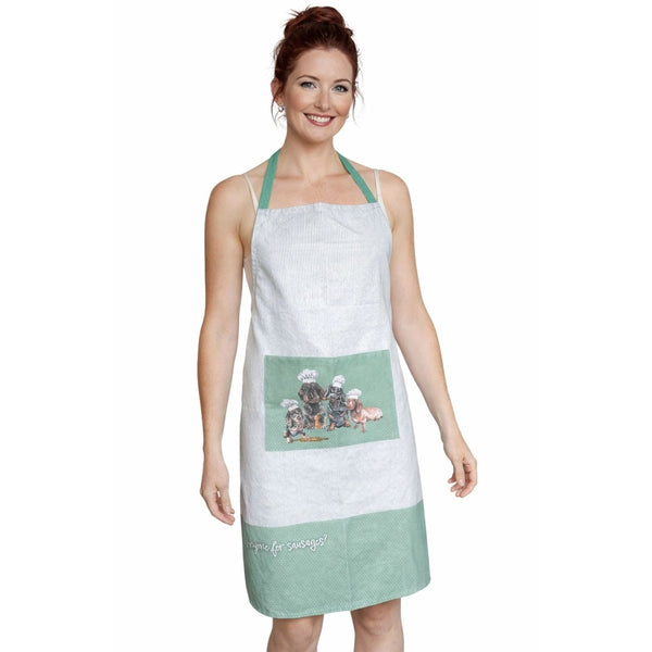 The Sausage Dog Parade Apron - Kitchen Textiles - One Size