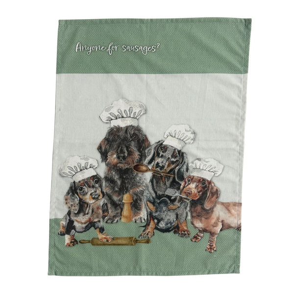 Tea Towel - The Sausage Dog Parade - 1 Pack