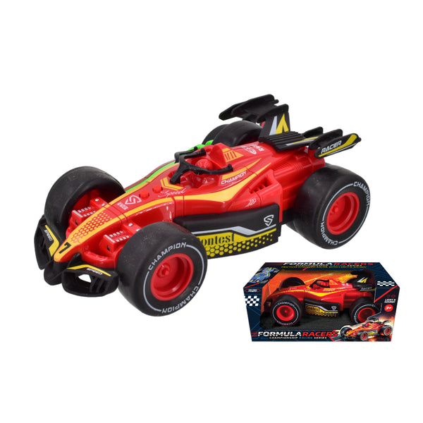 Formula Racer Light and Sound Racing Car - Friction Powered, Assorted Designs