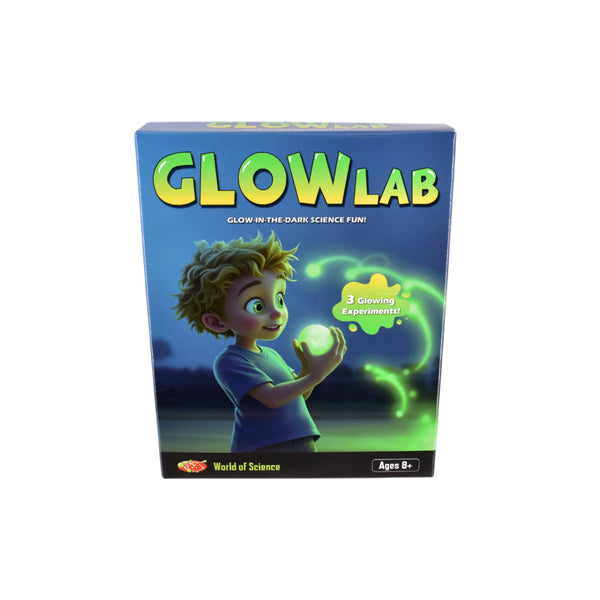 Glow in the Dark STEM Science Experiment Kit - 3 Experiments, Ages 8+