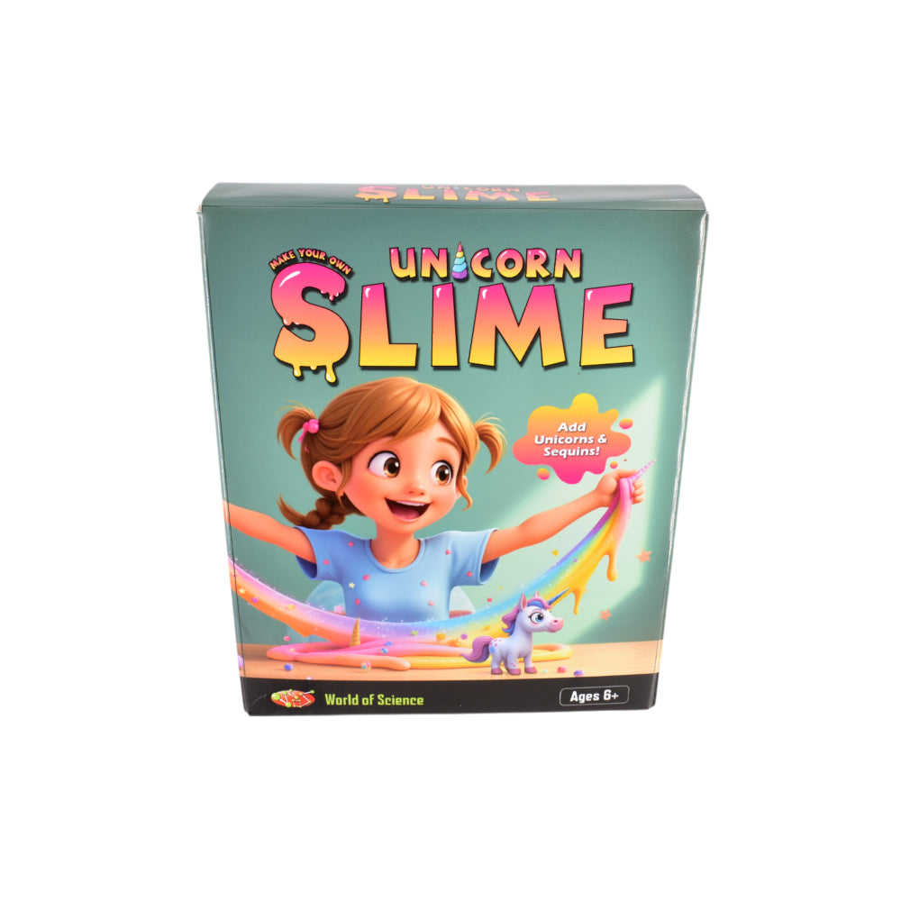 Make Your Own Unicorn Slime Activity Kit - Ages 6+, Sequins Included