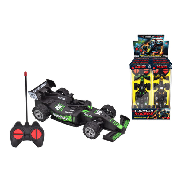 Remote Control Formula Racing Car Toy - Assorted Colours, Ages 3+